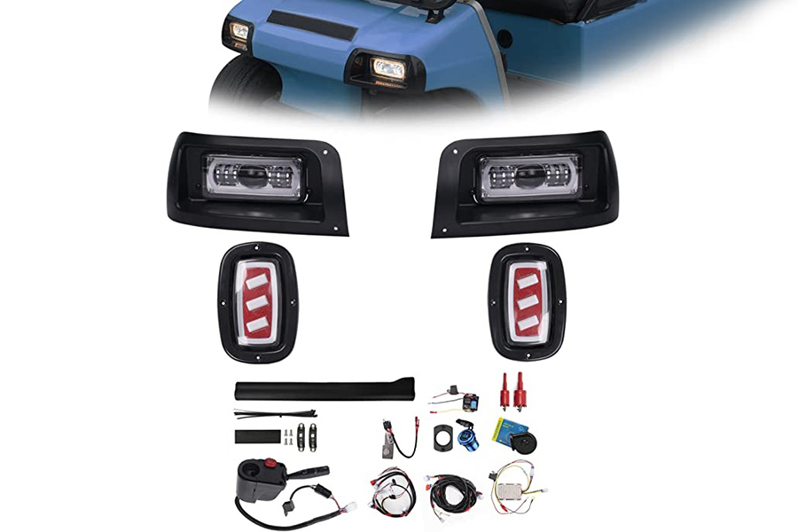 Súprava svetla Deluxe Plus LED (plynový a elektrický golfový vozík Fit Club Car DS 1993-UP)